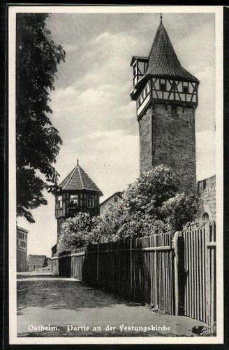 Cartolina ostheim rhön - ostheim,