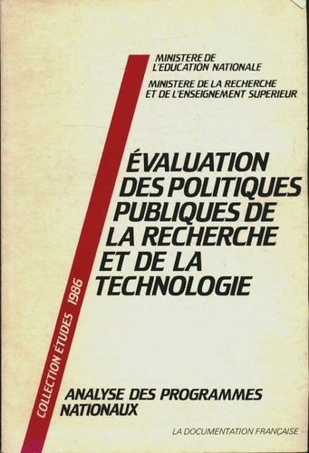 Evaluation des politiques