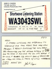Cartolina Ham Radio QSL QSO