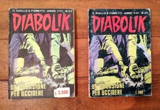 DIABOLIK N°23 ANNO XVII 1978 "UN'OCCASIONE PER UCCIDERE" ORIGINALE E FALSO