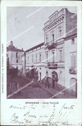 Bq608 cartolina sparanise - cartolina,