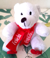 Peluche Piccolo Orso Coca-Cola Felicità Orsetto Pubblicitario