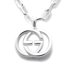 Collana Gucci Doppia G Argento