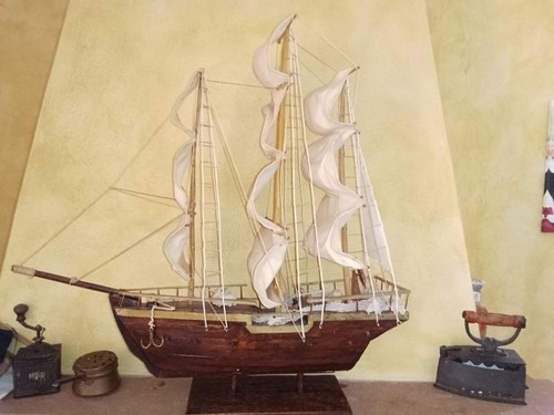 Veliero miniatura 77x77x28 - in,