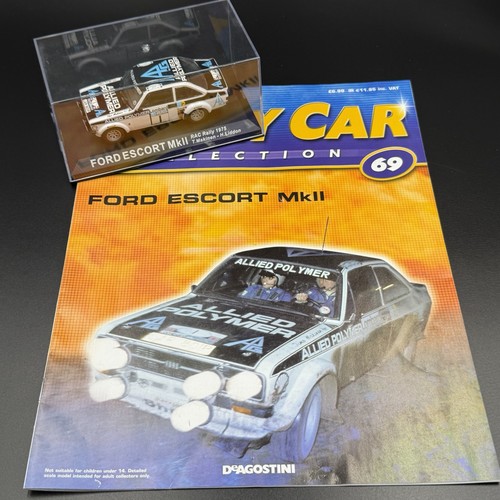 Deagostini rally car - rally, #69