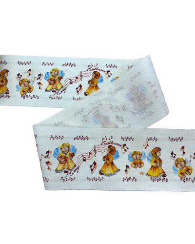 Nastro stampa natale angeli