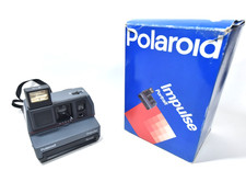 Polaroid Impulse Portrait fotocamera istantanea Polaroid 600 pellicola grigia testata + scatola
