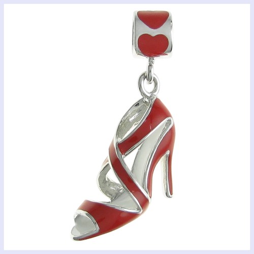 Scarpa argento sterling tacco