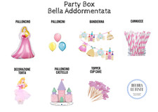 Party Box Bella Addormentata, Party Kit Bella Addormentata, Principessa Aurora