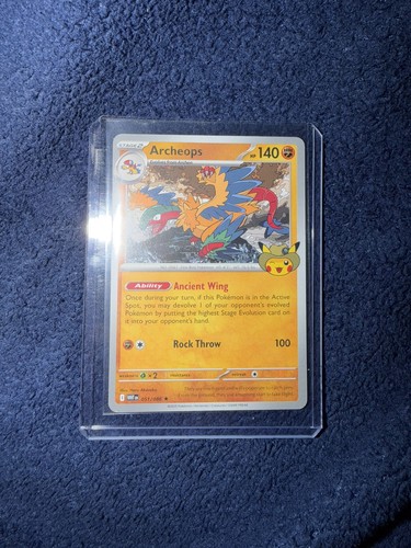 Carta promo pokemon archeops - carta,