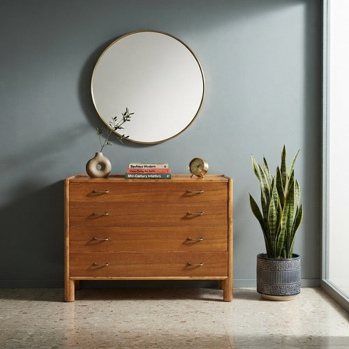 Cassettiera vintage rovere - cassettiera,