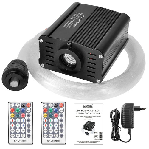 Luce fibra ottica 16w rgbw - luce, in