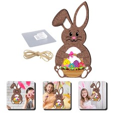 Decorazioni Murali Per Soggiorno Di Legno Dell'uovo Coniglietto