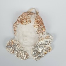 Angioletto Terracotta Gesso da parete lavorazione artigianale Angelo Putto 900