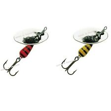 CUCCHIAINI ROSSO GIALLO VESPATO ARTIFICIALI SPINNING NO MARTIN TROTA CUCCHIAINO