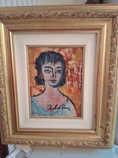 Gustavo Boldrini, olio su tela