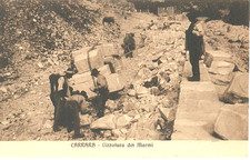 CARRARA - Lizzatura dei marmi