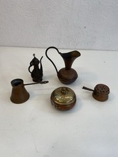 Lotto 5 oggetti in rame