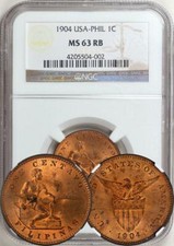 FILIPPINE 1904 1 centesimo