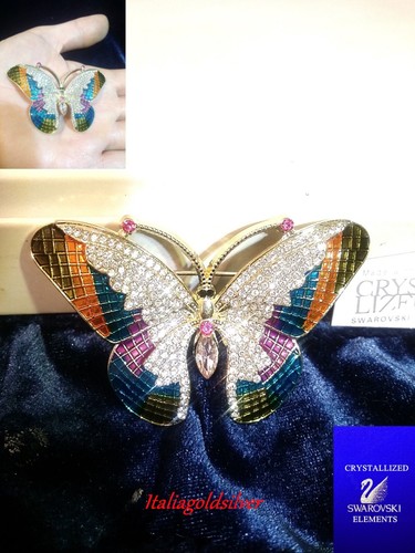 Spilla donna farfalla oro - spilla,