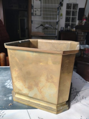 Cachepot vintage ottone - vintage,