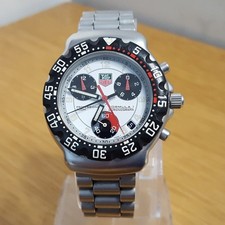 OROLOGIO SPORTIVO UOMO TAG HEUER RARO ANNI 90 RETRO FORMULA 1 CRONOGRAFO 200m CA1212-1