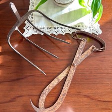 Antico forcone contadino e