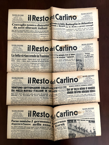 Wwii giornali resto del - giornali, "il
