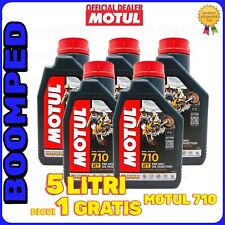 5 LITRI OLIO Lubrificante Motore 2 tempi 100% sintetico MOTUL 710 2T 05MO01