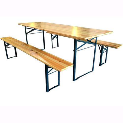 Set birreria tavolo legno 2 - legno,