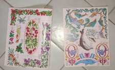 Due fogli disegni RICAMO