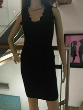 Abito Boohoo Little nero bordo