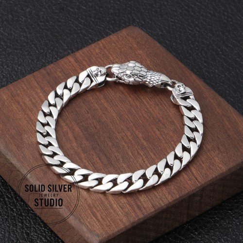 Bracciale uomo argento