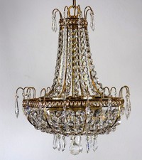 Lampadario antico PALWA ottone