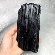 Tormalina nera grezza - nera,