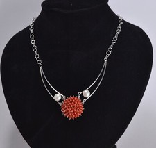 COLLANA  CORALLO ROSSO RODIATA