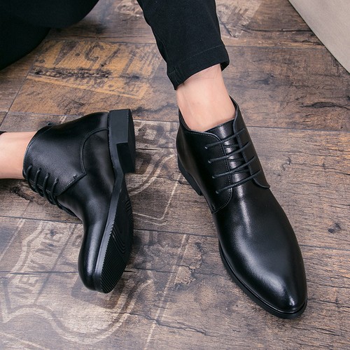 Han men high top - han,, leather