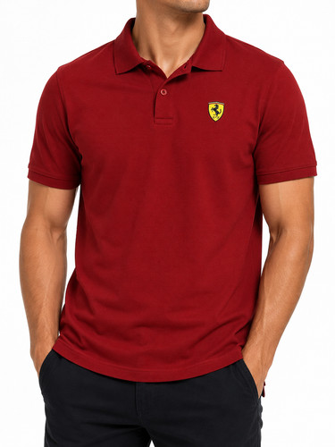Polo ferrari uomo piqué - da,