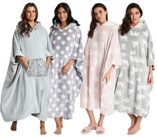 Poncho kaftano con cappuccio - poncho,