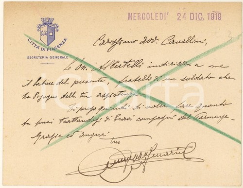 1919 piacenza segreteria - piacenza,