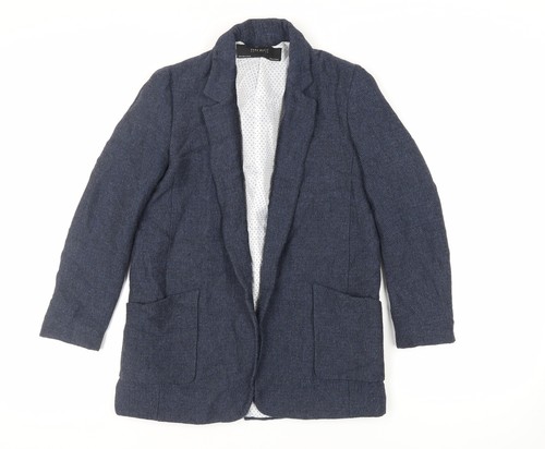 Blazer giacca blu donna zara - blazer,