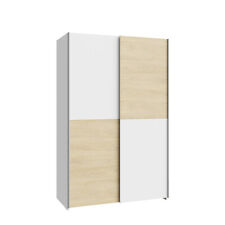 Armadio a 2 ante scorrevoli FREDDY in laminato, LAP 120x191x61 cm