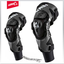 COPPIA GINOCCHIERE TUTORI CROSS ENDURO LEATT HYBRID X-FRAME IN CARBONIO CE TG S