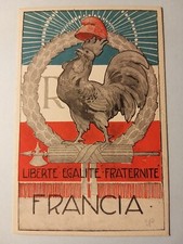 Illustratore U. Palchetti. Francia - Liberte' Egalite' Fraternite'.