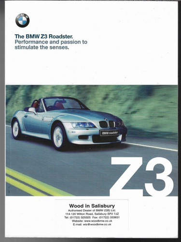 Bmw roadster 2000 2001 - z3, 2000-2001