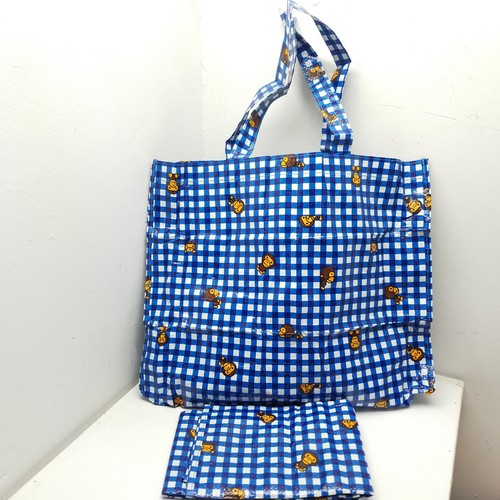 Baby milo blu - bianco, gingham