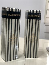 Whisky da collezione Black & White anni '60/'70 nel suo box sigillato (Rare)