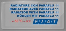 VETROFANIA ADESIVO SPECULARE FIAT PARAFLU 11 PANDA 127 UNO TIPO CROMA 7,5x3 cm _
