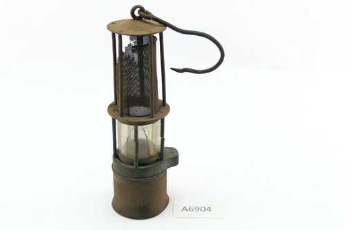 Lampada minatore antica - lampada,