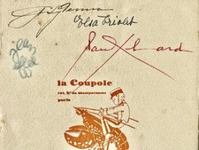 Unique document autographe - unique,